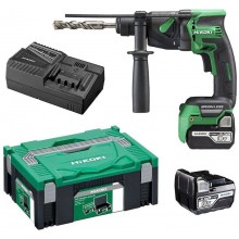 HiKOKI DH18DPBWPZ Aku vrtací kladivo SDS-Plus (18V/2x 5,0Ah/1,3J) Kufr