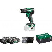 HIKOKI DS18DEWHZ Aku vrtačka/šroubovák (18V/2x4,0Ah) kufr