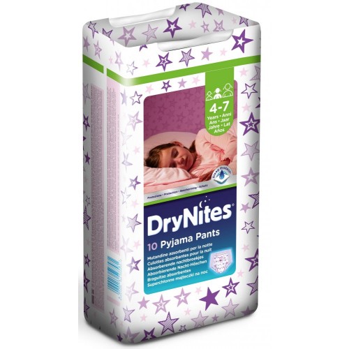 HUGGIES Dry Nites Medium - Girls (10 ks) 17-30 kg 147831 HUGGIES Dry Nites Medium - Girls (10 ks) 17-30 kg 147831