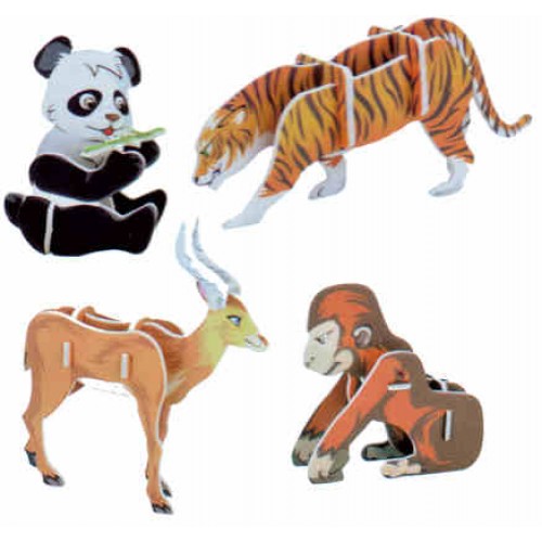 HUTERMANN 3D puzzle skládačka Zvířátka II Asie 2577 HUTERMANN 3D puzzle skládačka Zvířátka II Asie 2577