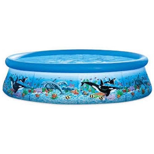 INTEX OCEAN REEF EASY SET® POOL SET (w/220-240V Filter Pump), Ages 6+ 10'x30" 28126NP