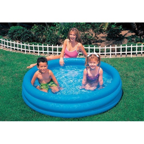 INTEX 3-Ring Crystal Blue Bazén dětský 147 x 33 cm 58426NP INTEX 3-Ring Crystal Blue Bazén dětský 147 x 33 cm 58426NP
