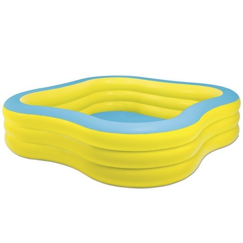 INTEX Beach Wave Swim Center Pool Bazén 229 x 229 x 56 cm žlutý 57495NP INTEX Beach Wave Swim Center Pool Bazén 229 x 229 x 56 cm žlutý 57495NP