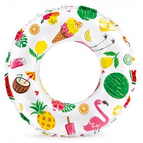 INTEX Lively Print Nafukovací kruh, dobroty 59241NP INTEX Lively Print Nafukovací kruh, dobroty 59241NP