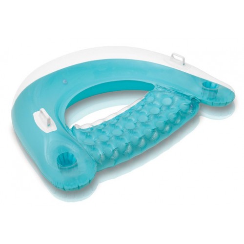 INTEX Sit 'n Float Nafukovací sedátko s madly, modré 58859EU INTEX Sit 'n Float Nafukovací sedátko s madly, modré 58859EU