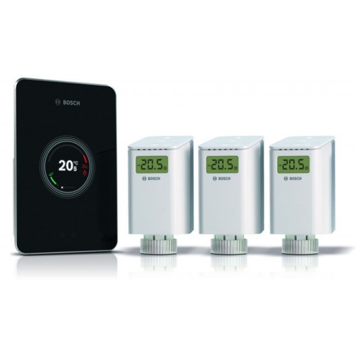 JUNKERS EasyControl Set CT 200 B regulátoru a 3 bezdrátových hlavic 7736701394 JUNKERS EasyControl Set CT 200 B regulátoru a 3 bezdrátových hlavic 7736701394