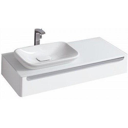 KERAMAG DESIGN myDay skříňka pod umyv. 115x41cm,otv.vl.bílá matná,vč.LED 824263000 KERAMAG DESIGN myDay skříňka pod umyv. 115x41cm,otv.vl.bílá matná,vč.LED 824263000