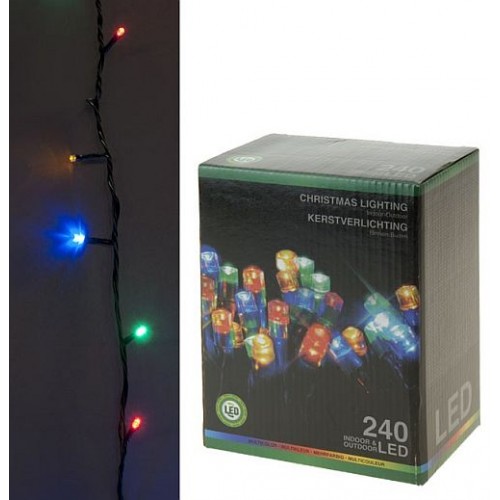 KAISERHOFF Světelný řetěz venkovní, 240 LED, barevný KO-AX8206040 KAISERHOFF Světelný řetěz venkovní, 240 LED, barevný KO-AX8206040