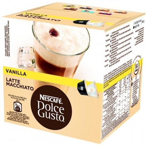 Kapsle Nescafé LATTE MACCHIATO Vanilla 16 ks k Dolce Gusto Kapsle Nescafé LATTE MACCHIATO Vanilla 16 ks k Dolce Gusto