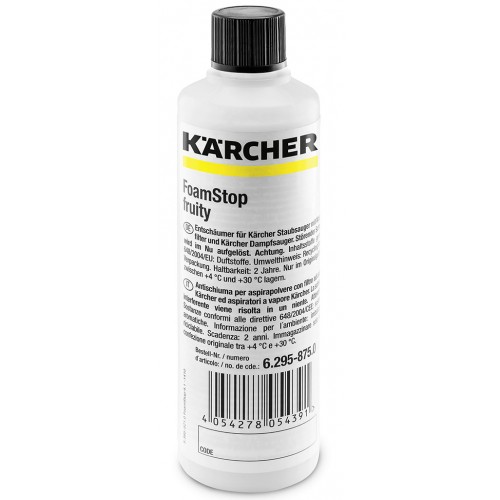 KÄRCHER FoamStop Odpěňovač s ovocnou vůní (125ml) 6.295-875.0 KÄRCHER FoamStop Odpěňovač s ovocnou vůní (125ml) 6.295-875.0