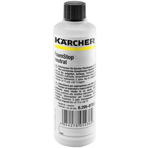 KÄRCHER FoamStop Odpěňovač neutrální (125ml) 6.295-873.0 KÄRCHER FoamStop Odpěňovač neutrální (125ml) 6.295-873.0