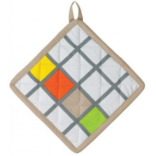 KELA Chňapka MADLENE 20x20 cm bílá se vzorem KL-11320 KELA Chňapka MADLENE 20x20 cm bílá se vzorem KL-11320