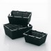 KELA Koš NOBLESSE PP plast, černý 33x25x15 cm KL-21571