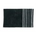KELA koupelnová předložka 80x50cm LADESSA STRIPES černá KL-22112