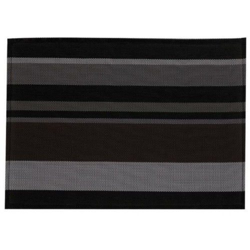 KELA Prostírání NETA, PVC, černé pruhy 45x30cm KL-15621 KELA Prostírání NETA, PVC, černé pruhy 45x30cm KL-15621