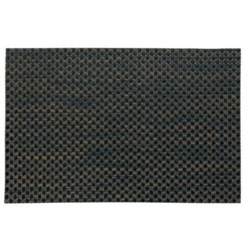 KELA Prostírání PLATO, polyvinyl, hnědé/černé 45x30cm KL-15638
