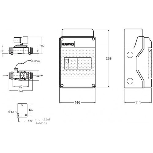 KERAMAG FlushTime Control řízené splachování pisoárů, na zeď 577560000 KERAMAG FlushTime Control řízené splachování pisoárů, na zeď 577560000