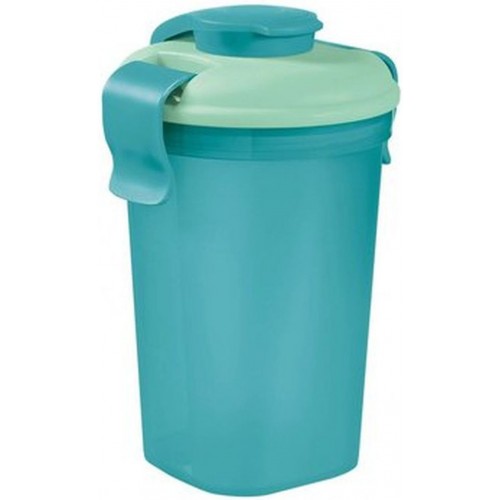 CURVER LUNCH & GO L 0,6L 11x11x18cm hrnek modrý 00740-B36 CURVER LUNCH & GO L 0,6L 11x11x18cm hrnek modrý 00740-B36