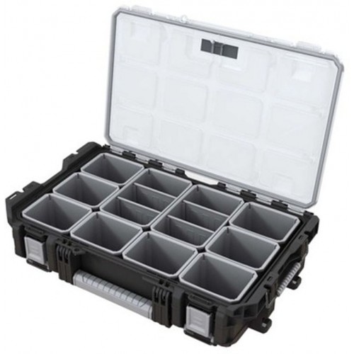KETER GEAR Organizér 56x34,5x12,8 cm, černá/šedá 17206659 KETER GEAR Organizér 56x34,5x12,8 cm, černá/šedá 17206659