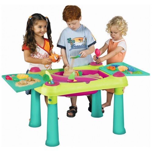KETER CREATIVE FUN TABLE stoleček na hraní, zelená/fialová 17184058 KETER CREATIVE FUN TABLE stoleček na hraní, zelená/fialová 17184058