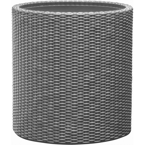 KETER MEDIUM CYLINDER Květináč, 36 x 36 x 37,3 cm, ratan, stříbrno-šedá 17197835 KETER MEDIUM CYLINDER Květináč, 36 x 36 x 37,3 cm, ratan, stříbrno-šedá 17197835