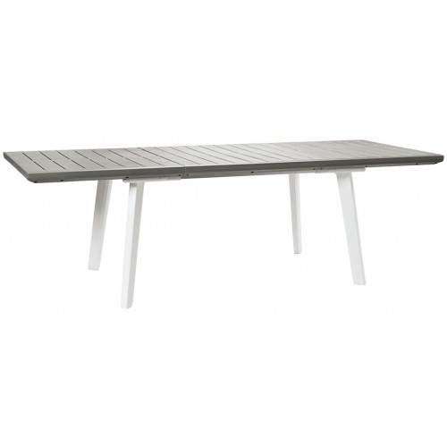 KETER HARMONY Rozkládací stůl, 162 x 100 x 74 cm, bílá/šedá 17202278 KETER HARMONY Rozkládací stůl, 162 x 100 x 74 cm, bílá/šedá 17202278
