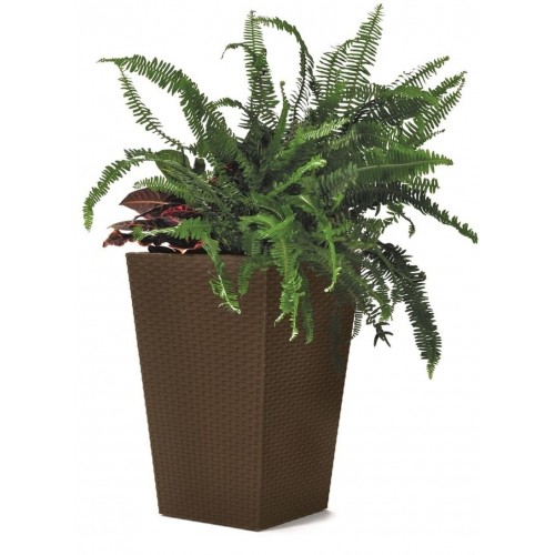 KETER RATTAN PLANTER S 23,6L Květináč, malý 28,5 x 43,5 cm, hnědá 17192300 KETER RATTAN PLANTER S 23,6L Květináč, malý 28,5 x 43,5 cm, hnědá 17192300
