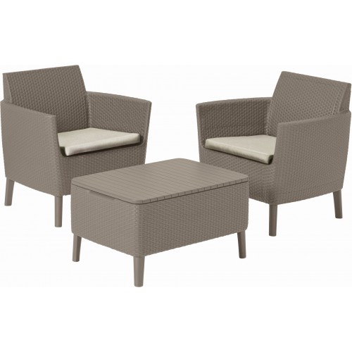 KETER SALEMO Set balkonový, cappuccino/béžová 17205935 KETER SALEMO Set balkonový, cappuccino/béžová 17205935