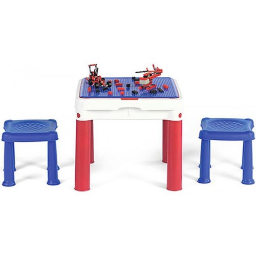 KETER CONSTRUC TABLE kreativní stolek na Lego, modrá/červená/bílá 17201603 KETER CONSTRUC TABLE kreativní stolek na Lego, modrá/červená/bílá 17201603