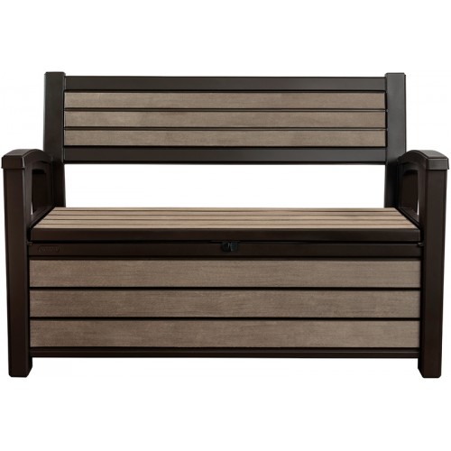 KETER HUDSON STORAGE BENCH 227L Úložná lavice 132,7 x 61,2 x 89 cm, hnědá 17204490 KETER HUDSON STORAGE BENCH 227L Úložná lavice 132,7 x 61,2 x 89 cm, hnědá 17204490