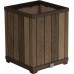 KETER DECO SQUARE TALL Květináč, 45,5 x 45,5 x 55 cm, walnut 17213623