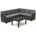 KETER ELODIE CORNER 6 SEATER Set zahradní, grafit/šedá 17210757