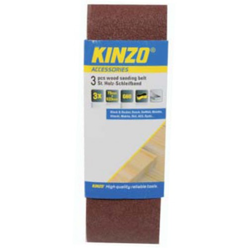 KINZO - brusný pás 75x457mm A80 - 3ks 71747 KINZO - brusný pás 75x457mm A80 - 3ks 71747