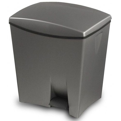 KIS DUETTO 20+10L odpadkový koš 39x29x43cm šedý KIS DUETTO 20+10L odpadkový koš 39x29x43cm šedý