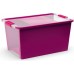 KIS BI BOX L 40L 55x35x28cm fialový/transparent