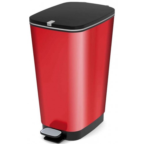 KIS CHIC BIN L 45L Odpadkový koš 29 x 44,5 x 60,5 cm red metal KIS CHIC BIN L 45L Odpadkový koš 29 x 44,5 x 60,5 cm red metal