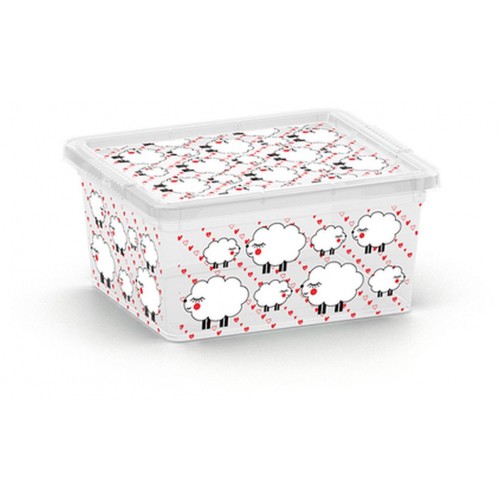KIS C BOX CUTE ANIMALS XXS 19,5x16,5x9,5cm 2L KIS C BOX CUTE ANIMALS XXS 19,5x16,5x9,5cm 2L