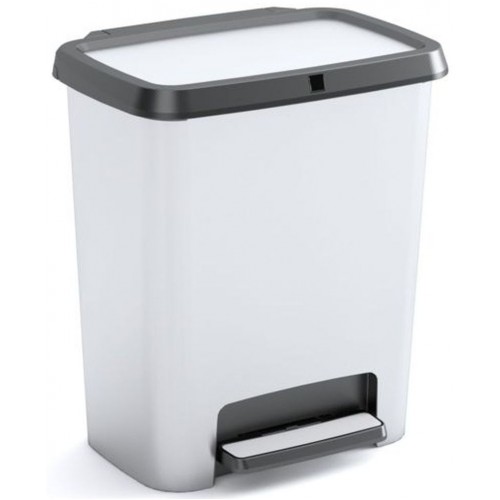 KIS COMPATTA 25L Odpadkový koš 38 x 28 x 43 cm steel KIS COMPATTA 25L Odpadkový koš 38 x 28 x 43 cm steel