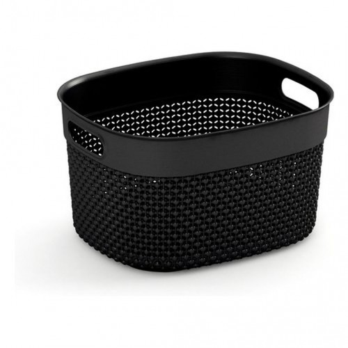 KIS FILO BASKET S úložný koš 27x22x15cm 6L černá KIS FILO BASKET S úložný koš 27x22x15cm 6L černá