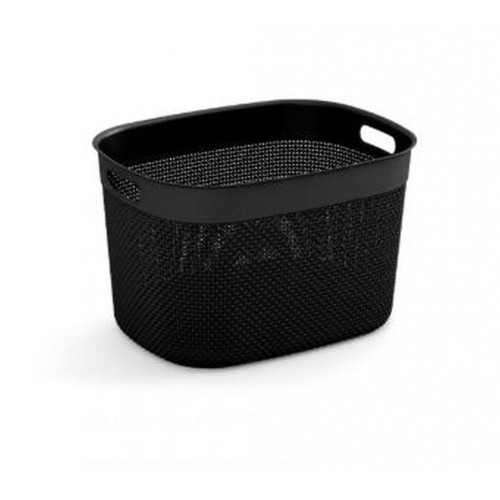 KIS FILO BASKET XL úložný koš 44x33x27cm 30L černá KIS FILO BASKET XL úložný koš 44x33x27cm 30L černá