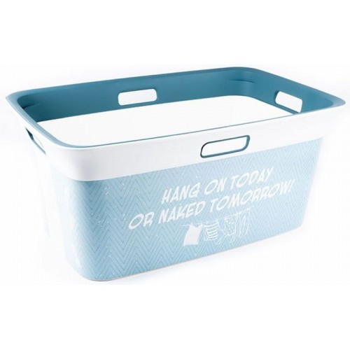 KIS CHIC BASKET WITTY 45L koš na čisté prádlo 59x39x27cm KIS CHIC BASKET WITTY 45L koš na čisté prádlo 59x39x27cm