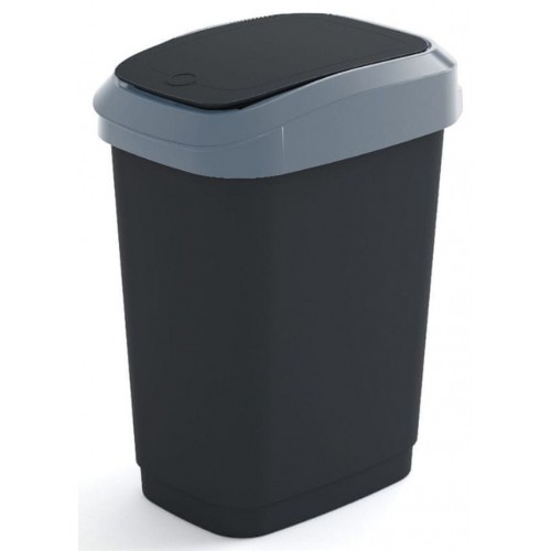 KIS DUAL TOUCH BIN M 25L odpadkový koš 26x37x47,5cm černý KIS DUAL TOUCH BIN M 25L odpadkový koš 26x37x47,5cm černý