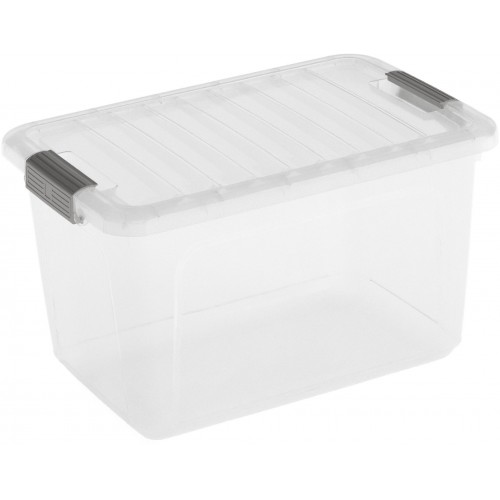 KIS W BOX S 15L 38x25x23cm transparent/světle šedá KIS W BOX S 15L 38x25x23cm transparent/světle šedá
