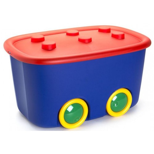 KIS FUNNY BOX L 46L 58x38,5x32cm modrý/červený KIS FUNNY BOX L 46L 58x38,5x32cm modrý/červený