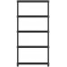 KIS PLUS 80/5 regál 187x80x40 cm, černá 9504