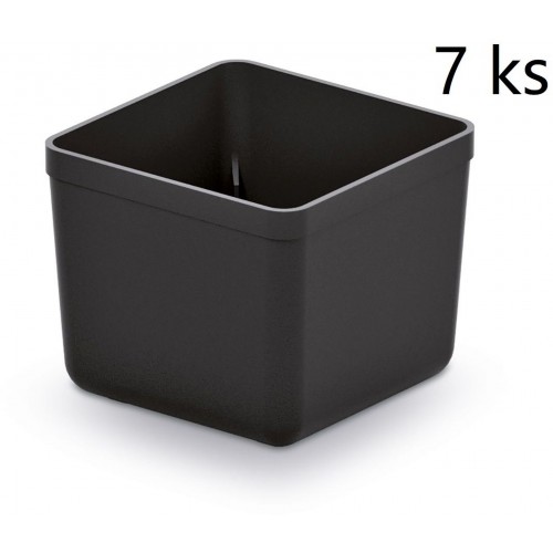 Kistenberg UNITE BOX Sada 7 plastových boxů na nářadí, 5,5x5,5x16,5cm, černá KBS55-S411 Kistenberg UNITE BOX Sada 7 plastových boxů na nářadí, 5,5x5,5x16,5cm, černá KBS55-S411