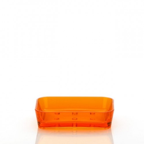 KELA Miska na mýdlo KRISTALL - oranžová KL-21859 KELA Miska na mýdlo KRISTALL - oranžová KL-21859
