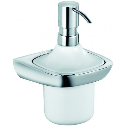 KLUDI Amba dávkovač tekutého mýdla, chrom / porcelán 5397605 KLUDI Amba dávkovač tekutého mýdla, chrom / porcelán 5397605
