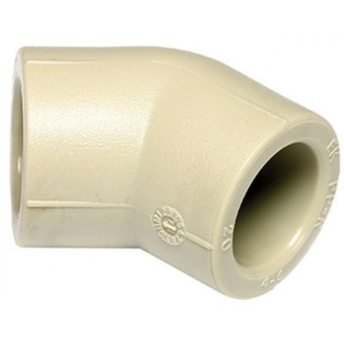 PPR koleno 45° vnitřní/vnitřní 20mm SKO02045XX PPR koleno 45° vnitřní/vnitřní 20mm SKO02045XX
