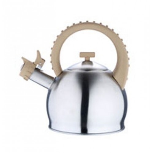 BERGNER Konvice pískací nerez 2,8 l krémová BG-3742 BERGNER Konvice pískací nerez 2,8 l krémová BG-3742